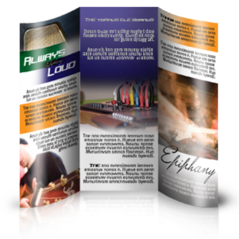 Full color brochures 8.5 x 11