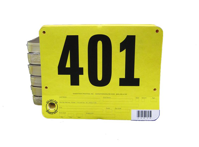 Muka Custom Race Bibs, Tyvek Bib Numbers 001-100, 8-1/4 x 6 Inch Full  Printing Marathon Race Number Sale, Reviews. - Opentip